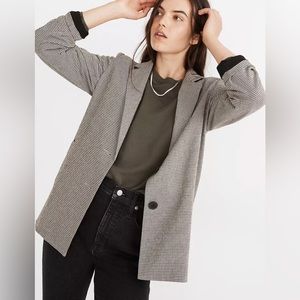 Madewell Black and Gray Blazer
